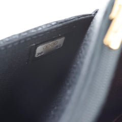 Chanel Wallet On Chain WOC Caviar Black