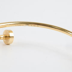 Cartier Small Model Juc Bracelet Size 17 Yellow Gold
