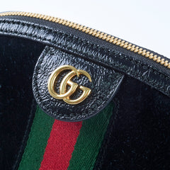 Gucci Ophidia Small Crossbody Bag Suede Black