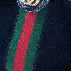 Gucci Ophidia Small Crossbody Bag Suede Black