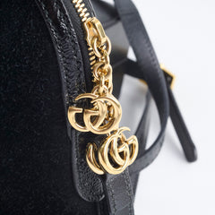 Gucci Ophidia Small Crossbody Bag Suede Black