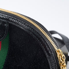 Gucci Ophidia Small Crossbody Bag Suede Black