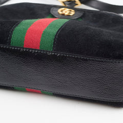 Gucci Ophidia Small Crossbody Bag Suede Black