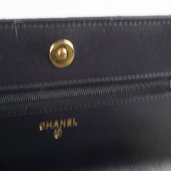 Chanel Wallet On Chain WOC Lambskin Black GHW