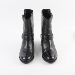 Prada Leather Boots Black Size 37