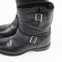 Prada Leather Boots Black Size 37