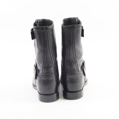 Prada Leather Boots Black Size 37