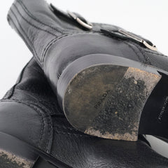 Prada Leather Boots Black Size 37