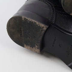 Prada Leather Boots Black Size 37