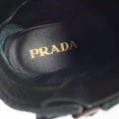 Prada Leather Boots Black Size 37