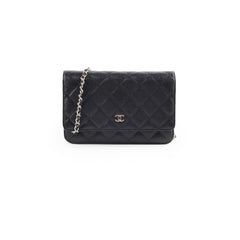 Chanel Wallet On Chain WOC Caviar Black