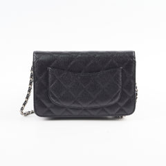 Chanel Wallet On Chain WOC Caviar Black