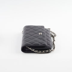Chanel Wallet On Chain WOC Caviar Black