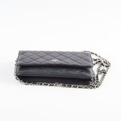 Chanel Wallet On Chain WOC Caviar Black