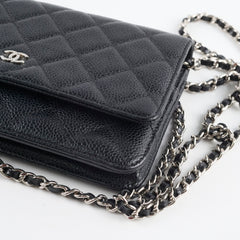 Chanel Wallet On Chain WOC Caviar Black