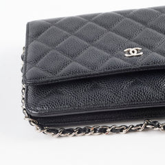 Chanel Wallet On Chain WOC Caviar Black