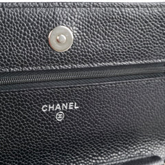 Chanel Wallet On Chain WOC Caviar Black