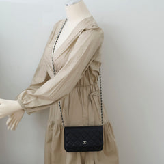 Chanel Wallet On Chain WOC Caviar Black