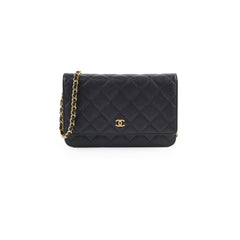 Chanel Wallet On Chain WOC Caviar Black GHW