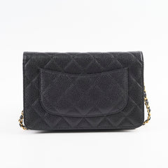 Chanel Wallet On Chain WOC Caviar Black GHW