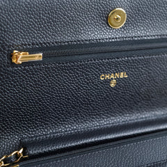 Chanel Wallet On Chain WOC Caviar Black GHW