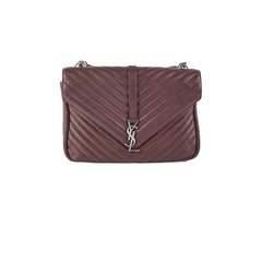 Saint Laurent College Burgundy Large