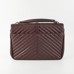 Saint Laurent College Burgundy Large