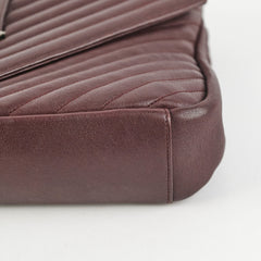 Saint Laurent College Burgundy Large