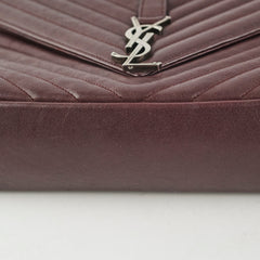 Saint Laurent College Burgundy Large