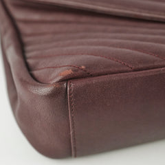 Saint Laurent College Burgundy Large