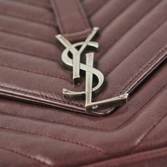 Saint Laurent College Burgundy Large