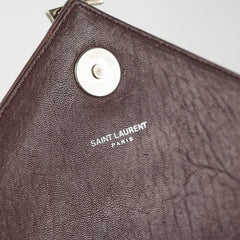 Saint Laurent College Burgundy Large