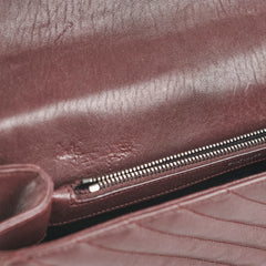 Saint Laurent College Burgundy Large