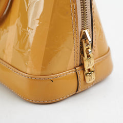 Louis Vuitton Alma BB Patent Stripe Yellow