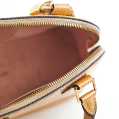 Louis Vuitton Alma BB Patent Stripe Yellow