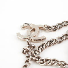 Chanel CC White Logo Chain Belt Costume Jewellery