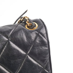 Chanel Vintage Lambskin Black Shoulder Bag