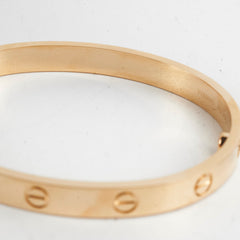 Cartier Love Bracelet Size 17 Yellow Gold 2024