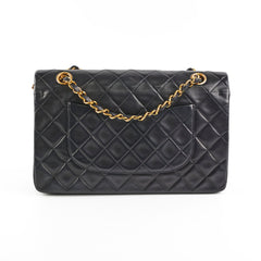 Chanel Vintage Medium/Large Double Classic Flap Black