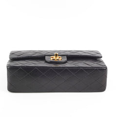 Chanel Vintage Medium/Large Double Classic Flap Black