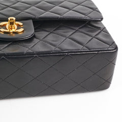 Chanel Vintage Medium/Large Double Classic Flap Black