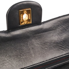 Chanel Vintage Medium/Large Double Classic Flap Black