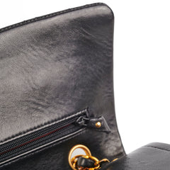 Chanel Vintage Medium/Large Double Classic Flap Black