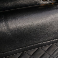 Chanel Vintage Medium/Large Double Classic Flap Black