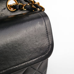 Chanel Vintage Medium/Large Double Classic Flap Black