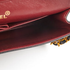 Chanel Vintage Medium/Large Double Classic Flap Black