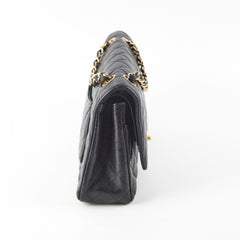 Chanel Medium/Large Caviar Classic Double Flap Black HOLD BC