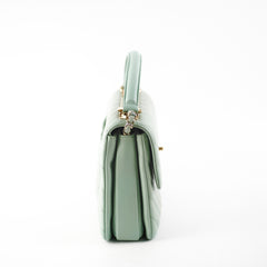 Chanel Trendy CC Chevron Light Green Aqua 25 series