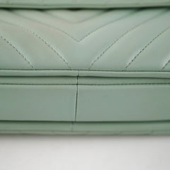 Chanel Trendy CC Chevron Light Green Aqua 25 series