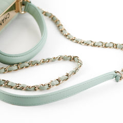 Chanel Trendy CC Chevron Light Green Aqua 25 series